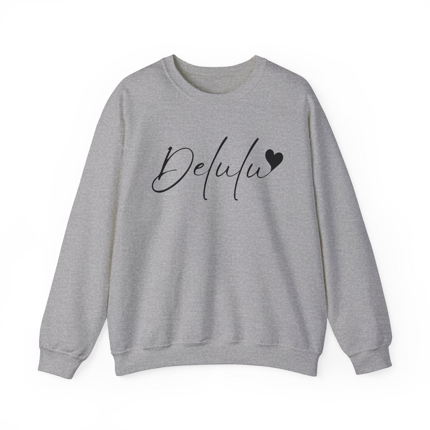 Delulu trendy middle school boy and girl Unisex Heavy Blend™ Crewneck Sweatshirt.delulu style shirt coquette .sweatshirts for boys girl birthday Christmas