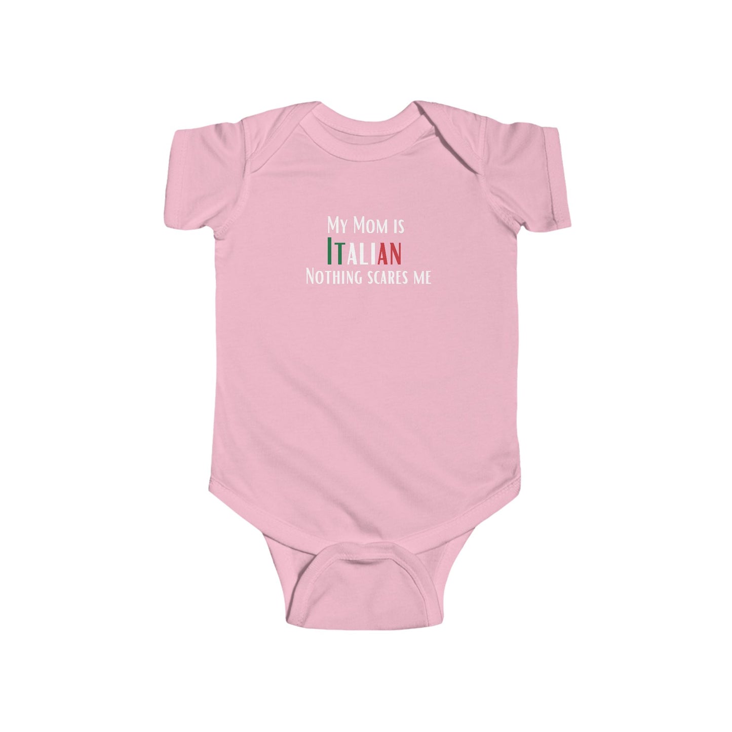 My mom is Italian, Infant Bodysuit | Baby Shower Gift, Newborn Outfit, Culture Celebration, Italian Mama Shirt, Cute Baby Clothes