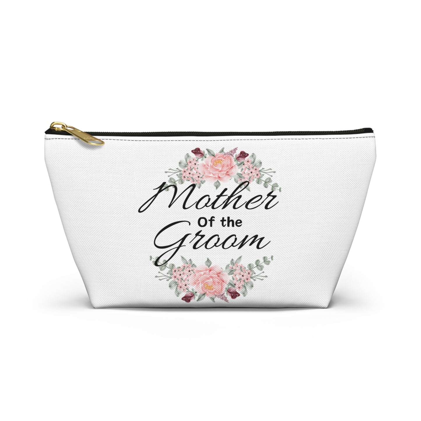 Mother of the groom , wedding favor, toiletry bag , makeup bag , accessory bag great bags for a while, wedding parties, bridal party gift bags