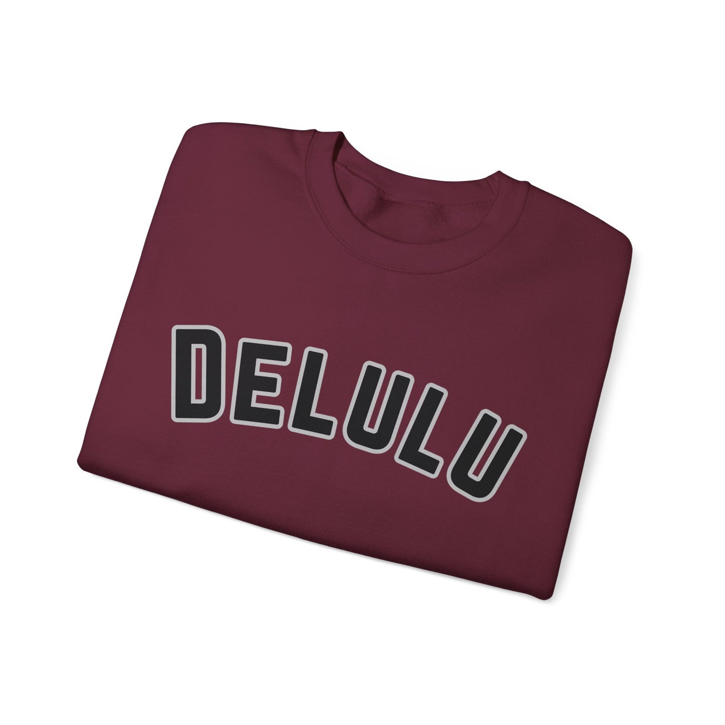 Delulu trendy middle school boy and girl Unisex Heavy Blend™ Crewneck Sweatshirt.delulu style shirt coquette .sweatshirts for boys girl birthday Christmas