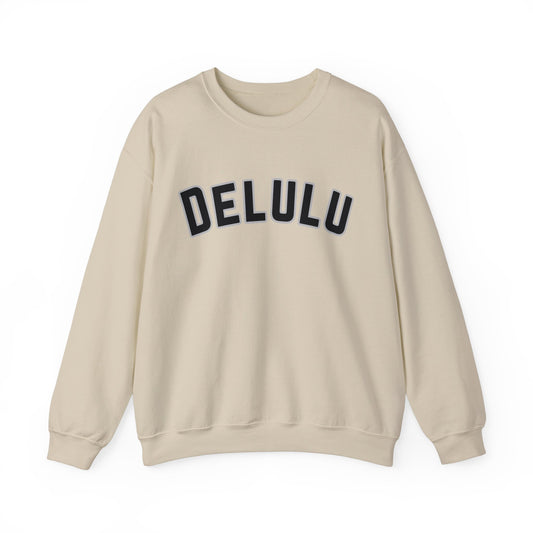 Delulu trendy middle school boy and girl Unisex Heavy Blend™ Crewneck Sweatshirt.delulu style shirt coquette .sweatshirts for boys girl birthday Christmas