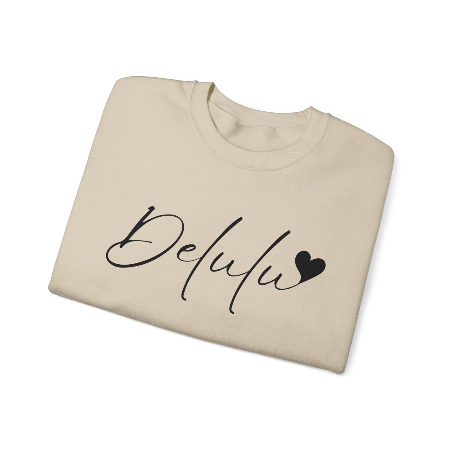 Delulu trendy middle school boy and girl Unisex Heavy Blend™ Crewneck Sweatshirt.delulu style shirt coquette .sweatshirts for boys girl birthday Christmas
