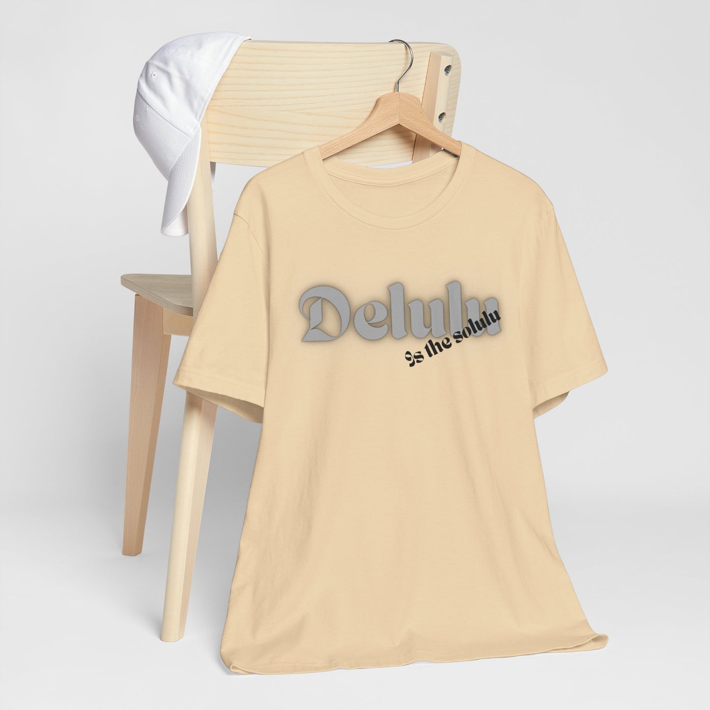 Delulu state of mind Unisex Jersey Short Sleeve Tee. Back to school shirt for middle school boys and girls