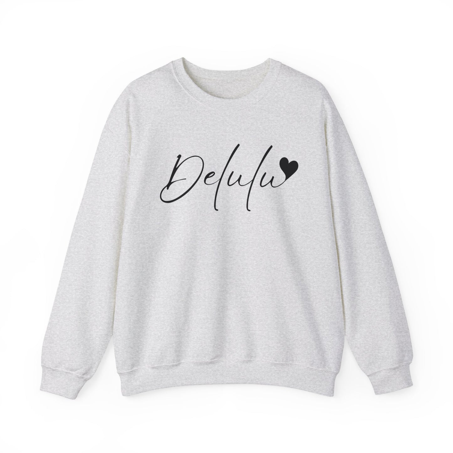 Delulu trendy middle school boy and girl Unisex Heavy Blend™ Crewneck Sweatshirt.delulu style shirt coquette .sweatshirts for boys girl birthday Christmas
