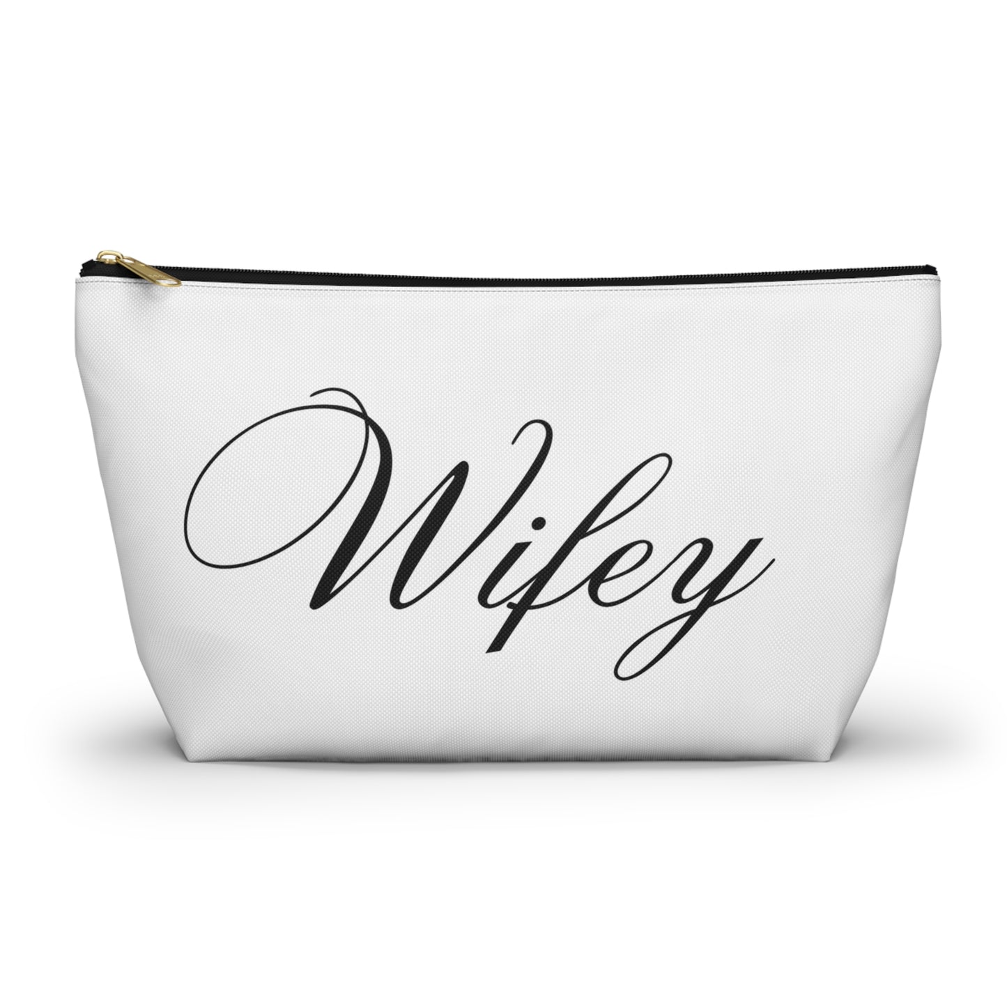 Wifey, wife , Mrs , honeymoon,makeup bag , accessory bag