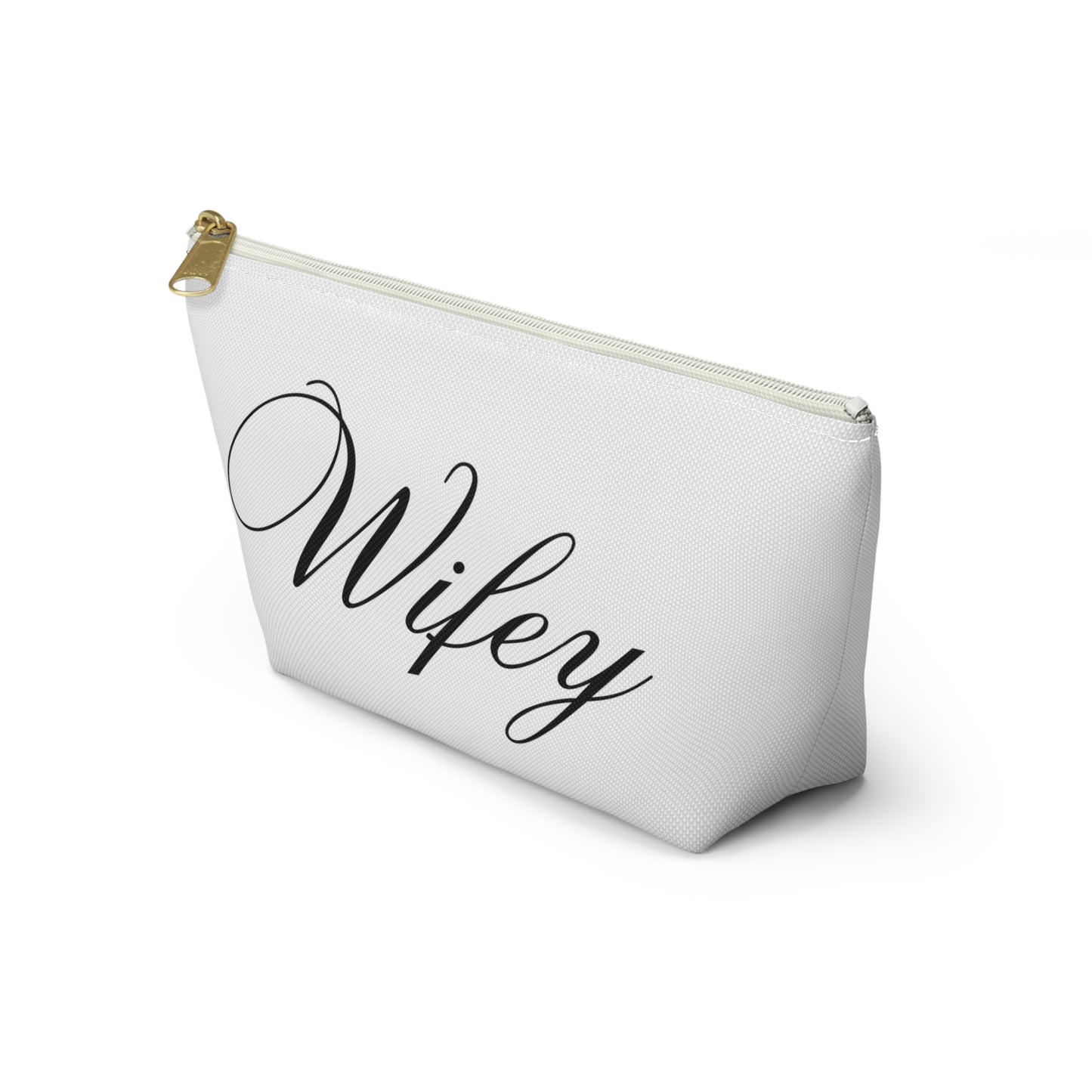 Wifey, wife , Mrs , honeymoon,makeup bag , accessory bag