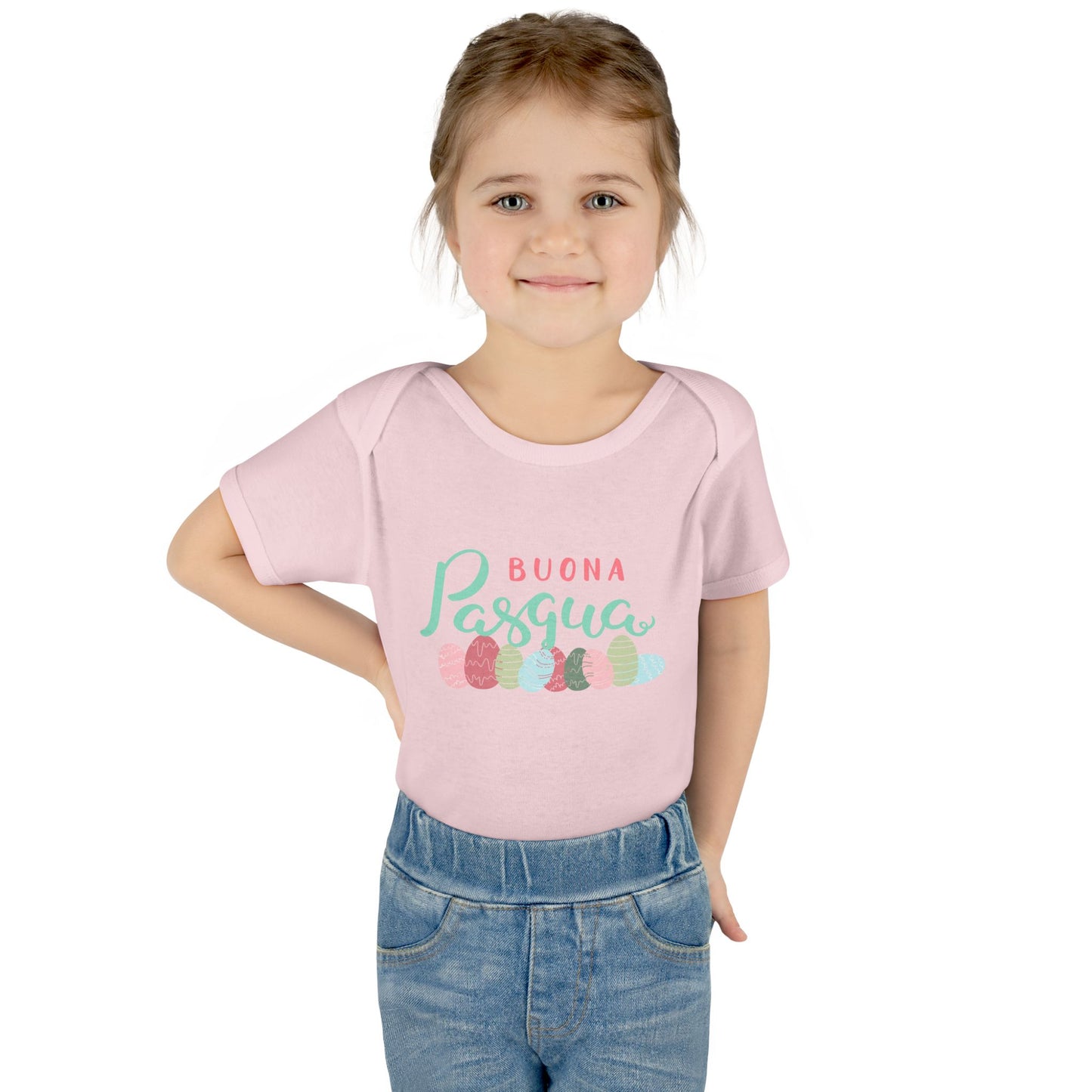 Happy Easter Infant Bodysuit, Buona pasqua, baby first Easter, matching family shirts, Toddler Apparel, Newborn Easter Shirt