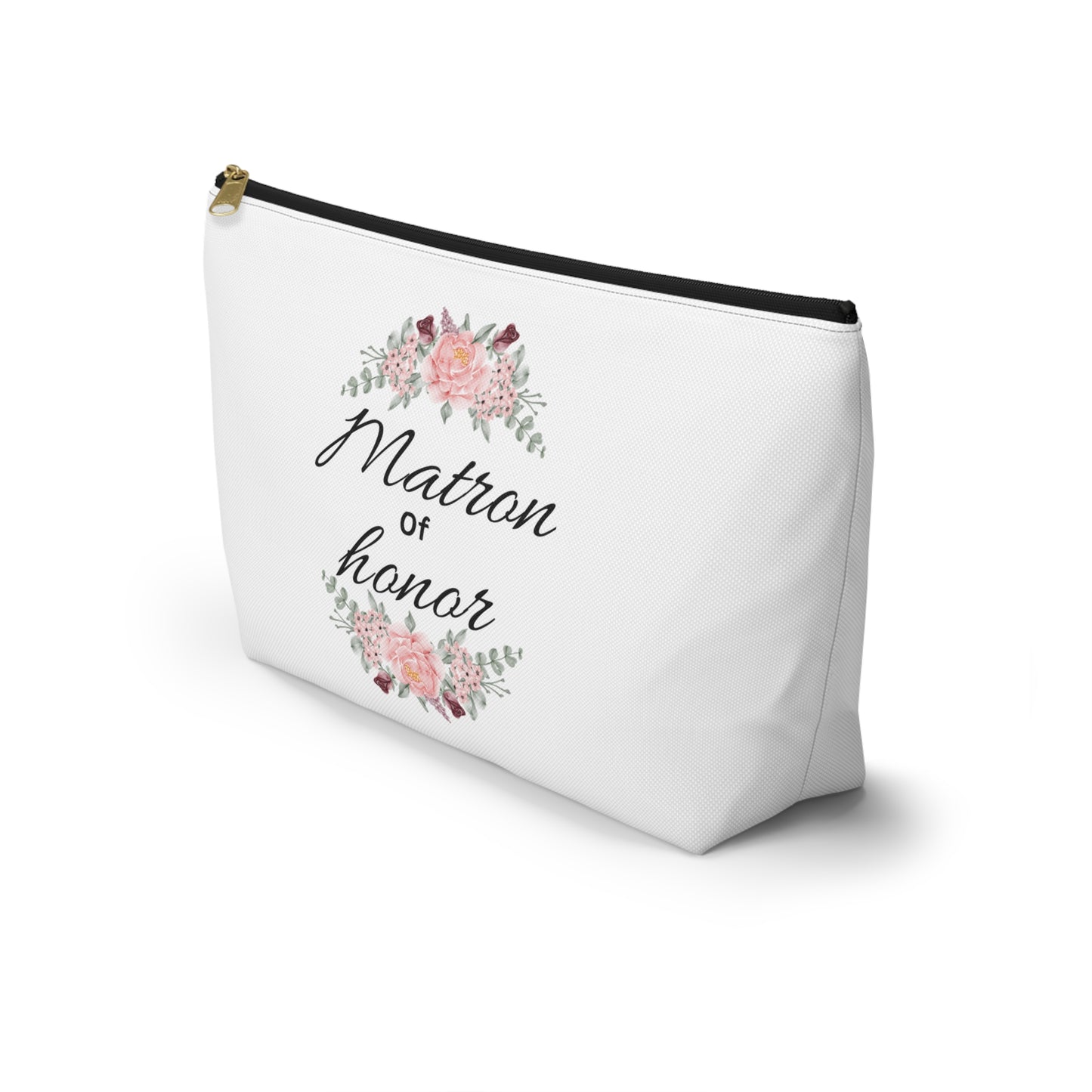 Matron of honor , wedding favor, toiletry bag , makeup bag , accessory bag , Matron of honor bridal gift bag , wedding party