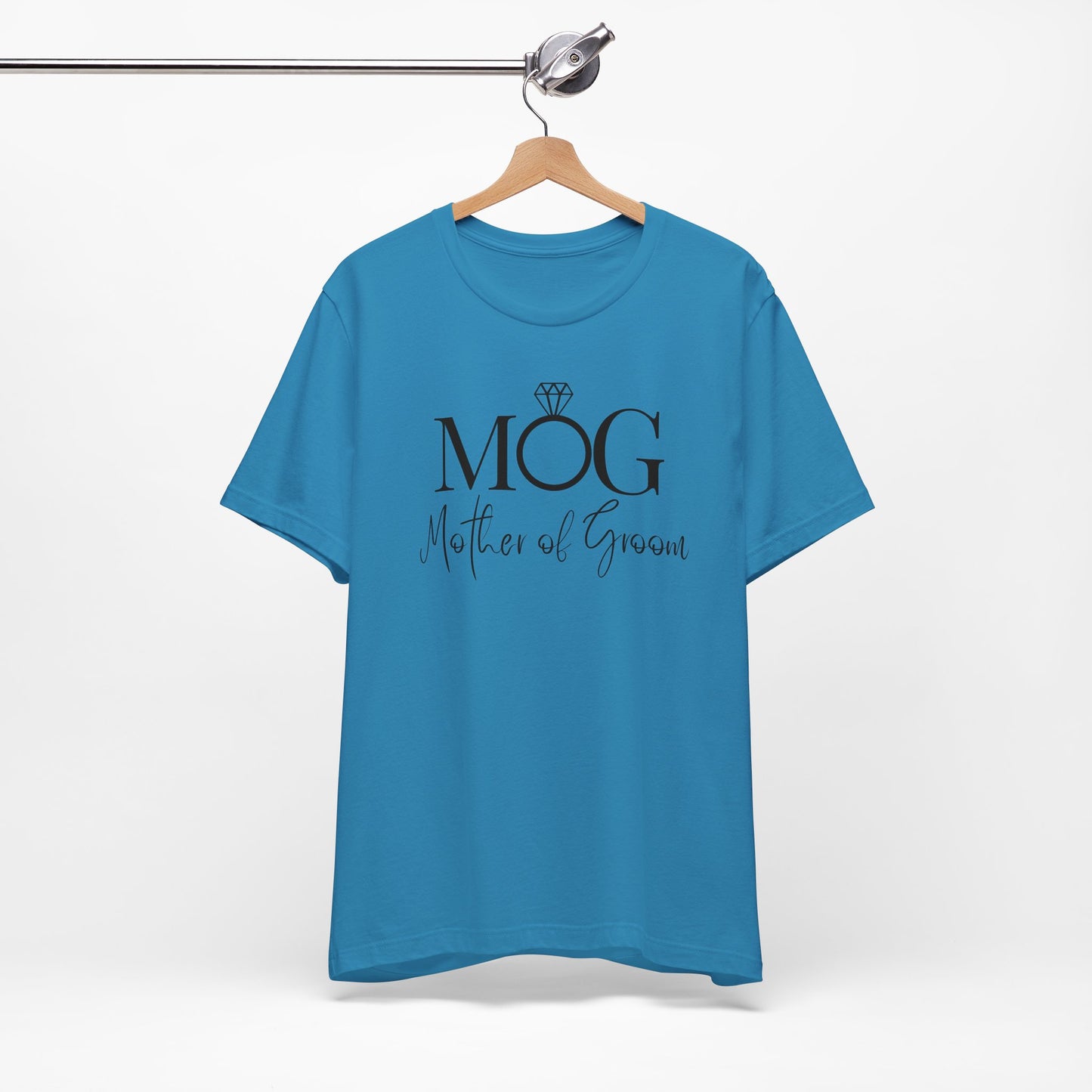 Mother of the groom of Unisex Jersey Short Sleeve Tee, bridal party shirt for grooms mother, wedding party shirts Express Delivery available