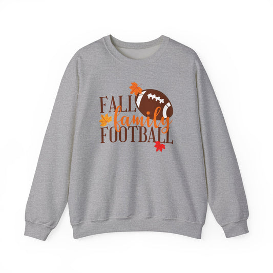 Fall Family Football Sweatshirt, Thanksgiving Crewneck, thanksgiving, Autumn Sports Pullover, Football Fan Team Apparel, Cozy Fall Outerwear