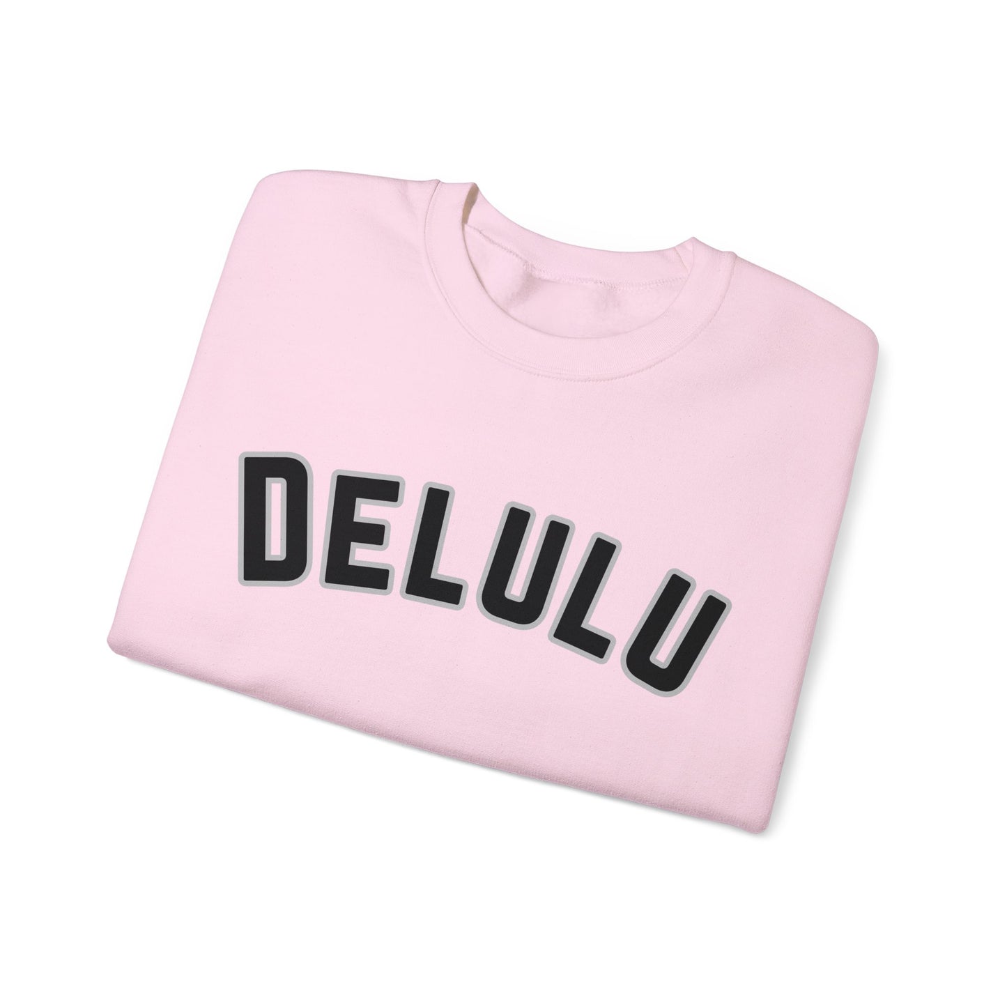Delulu trendy middle school boy and girl Unisex Heavy Blend™ Crewneck Sweatshirt.delulu style shirt coquette .sweatshirts for boys girl birthday Christmas