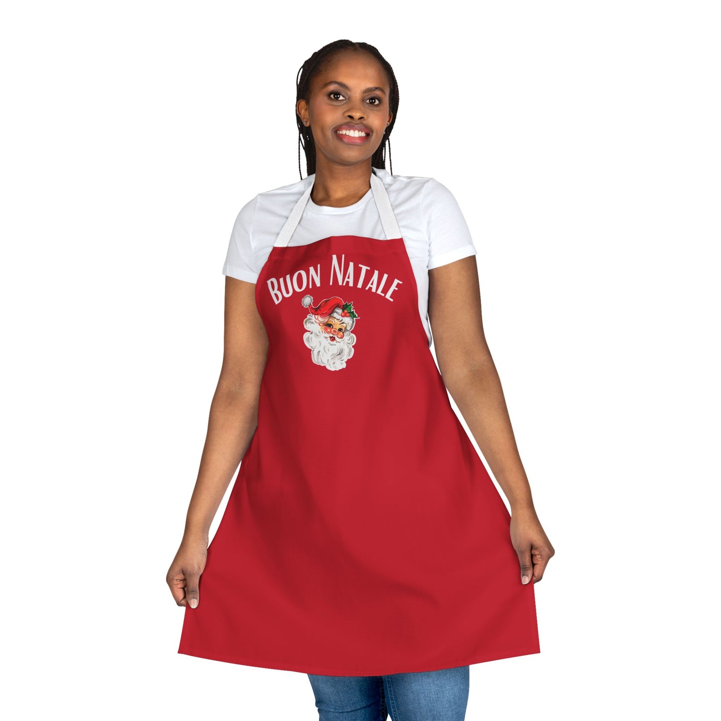 Merry Italian Christmas, buon Natale, apron, Italian gift, Nonna, Nanny,Grandma, Christmas gift , birthday gift, Christmas, Christmas apron