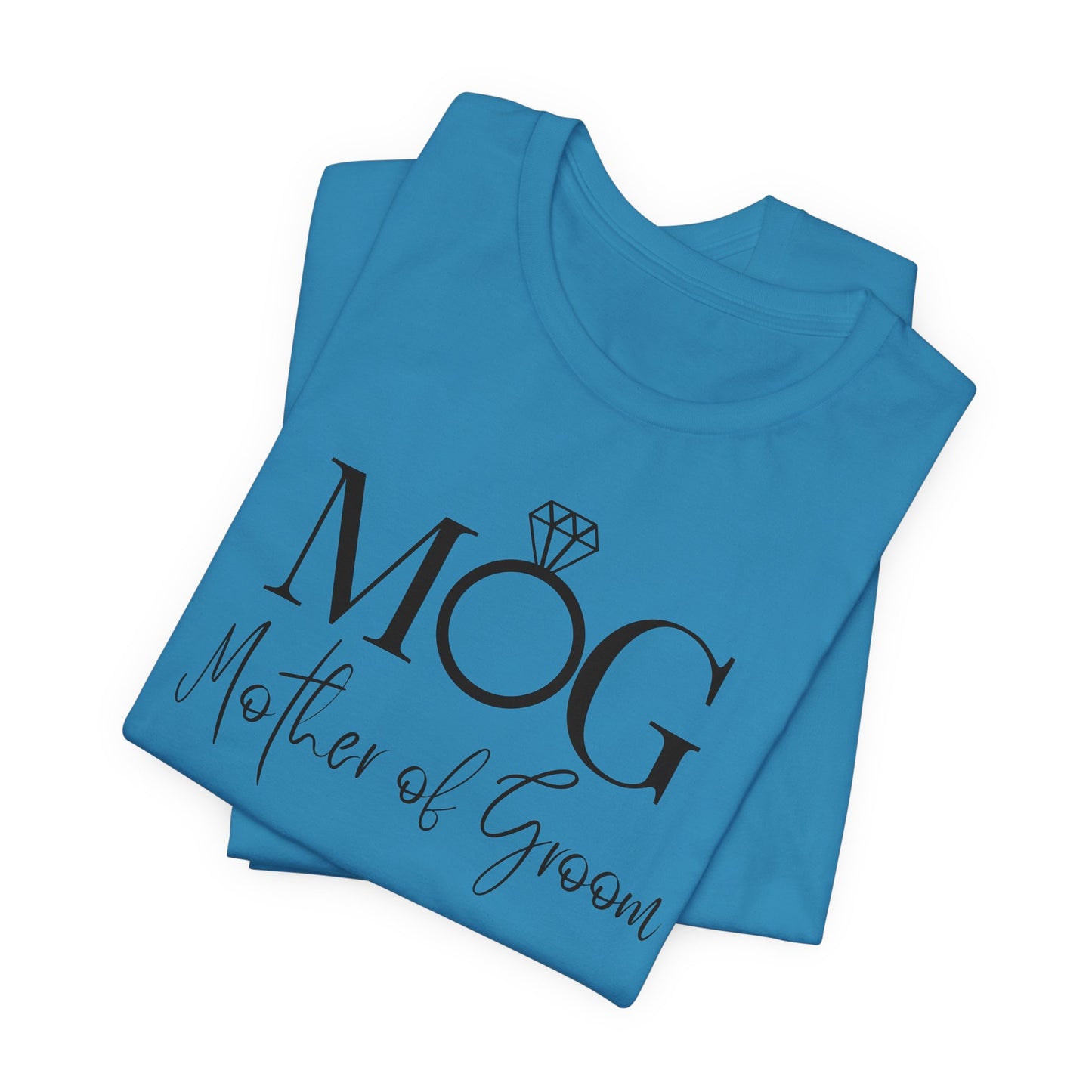 Mother of the groom of Unisex Jersey Short Sleeve Tee, bridal party shirt for grooms mother, wedding party shirts Express Delivery available