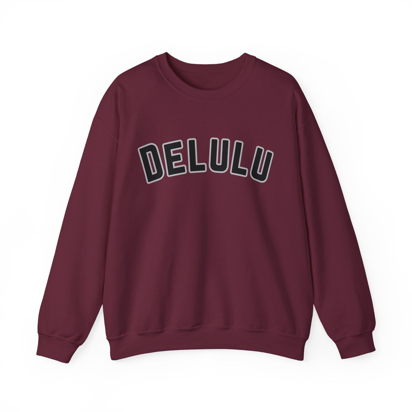 Delulu trendy middle school boy and girl Unisex Heavy Blend™ Crewneck Sweatshirt.delulu style shirt coquette .sweatshirts for boys girl birthday Christmas