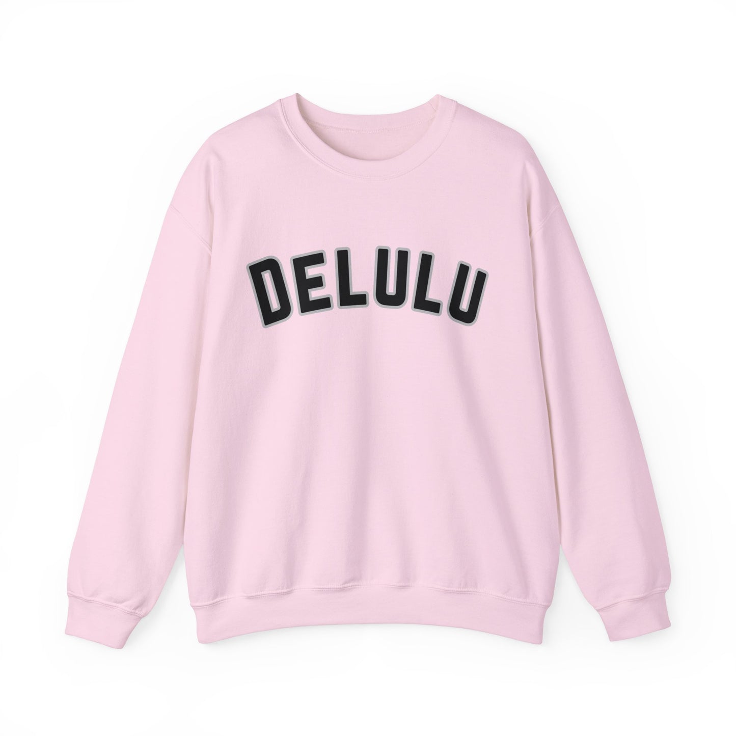 Delulu trendy middle school boy and girl Unisex Heavy Blend™ Crewneck Sweatshirt.delulu style shirt coquette .sweatshirts for boys girl birthday Christmas