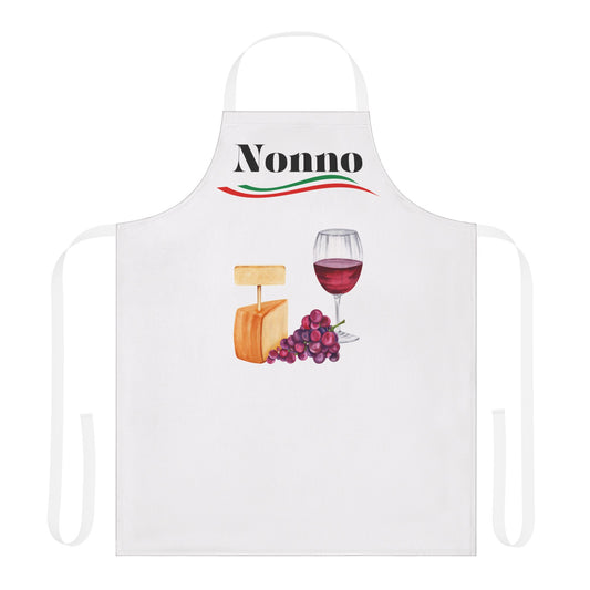Nonno Italian inspired apron, kitchen gift , housewarming,Christmas and Birthdays-Perfect for Father day