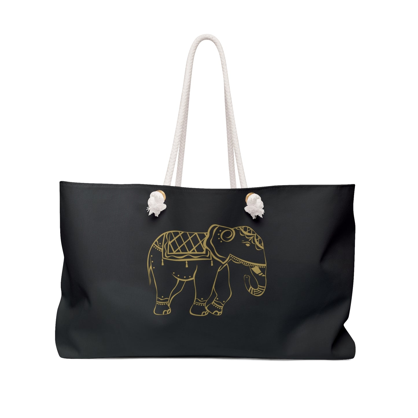 Lucky Elephant bag, Weekender Bag, custom beach bag, summer travel, vacation, pool bag