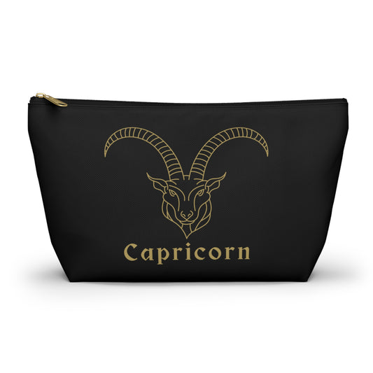 Capricorn , zodiac, birthday gift, makeup bag , accessory bag