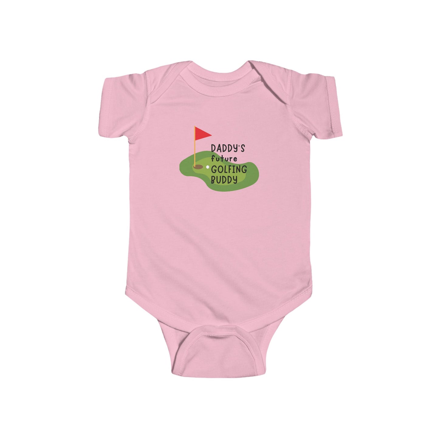 Daddy's Future Golfing Buddy Infant Bodysuit, Baby Gift, Golf Theme Outfit, Cute Infant Apparel, Baby Shower Gift, New Dad Gift