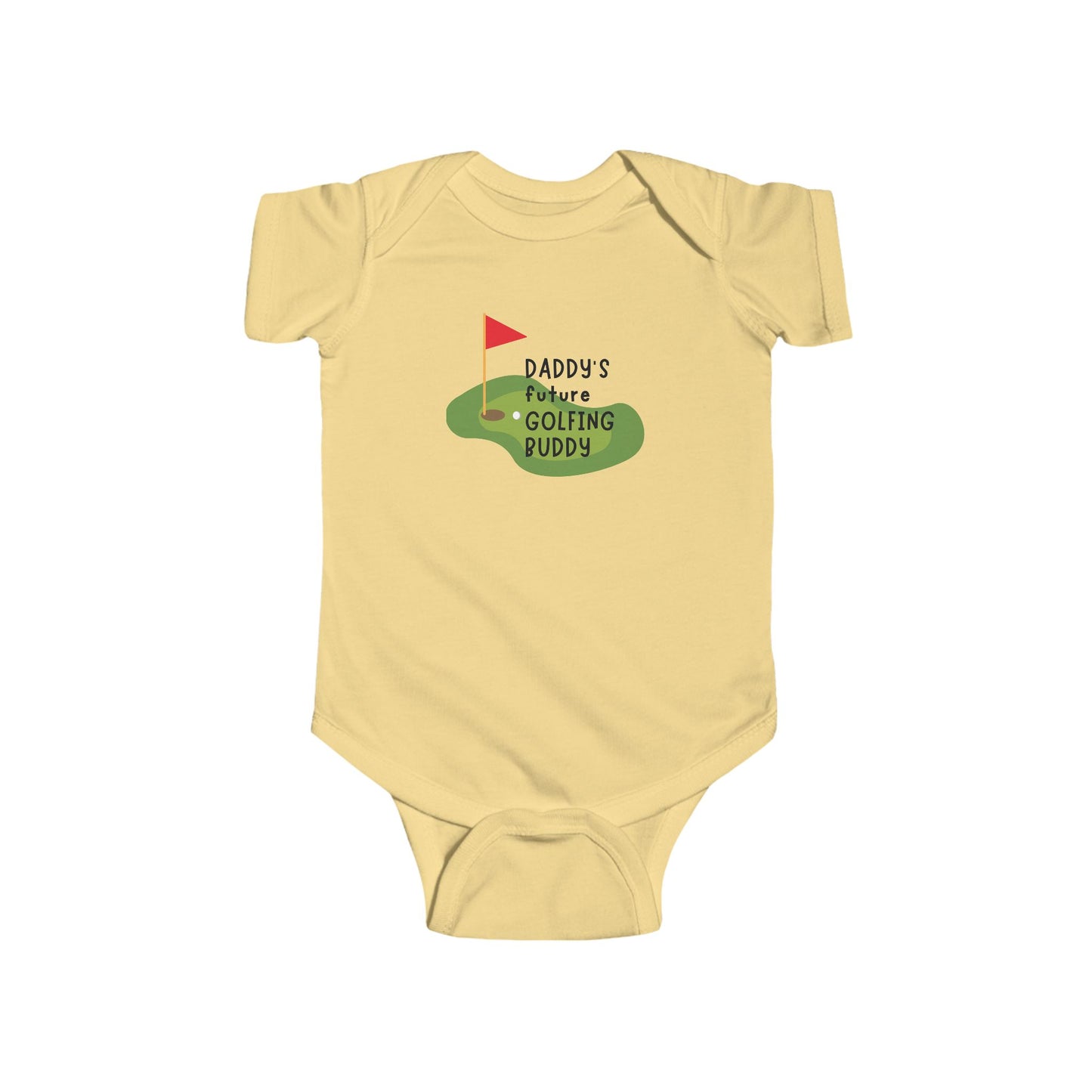 Daddy's Future Golfing Buddy Infant Bodysuit, Baby Gift, Golf Theme Outfit, Cute Infant Apparel, Baby Shower Gift, New Dad Gift
