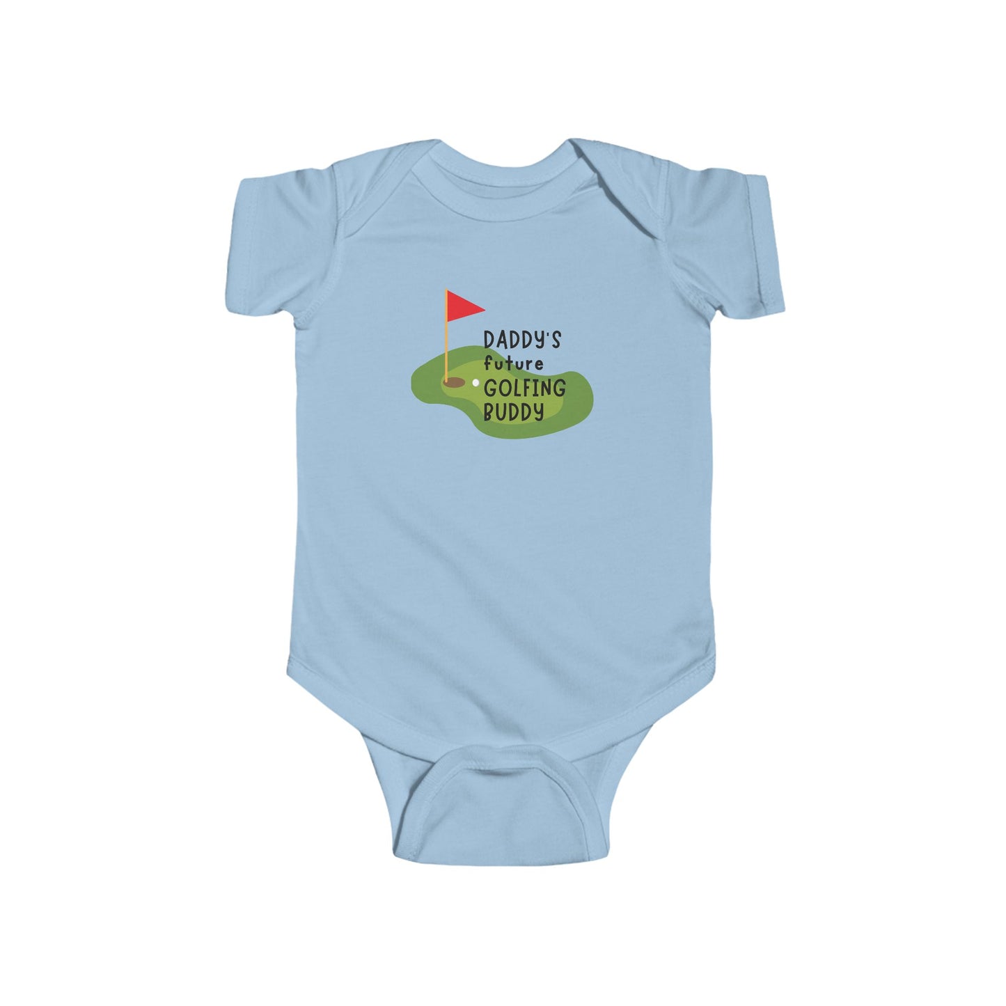 Daddy's Future Golfing Buddy Infant Bodysuit, Baby Gift, Golf Theme Outfit, Cute Infant Apparel, Baby Shower Gift, New Dad Gift
