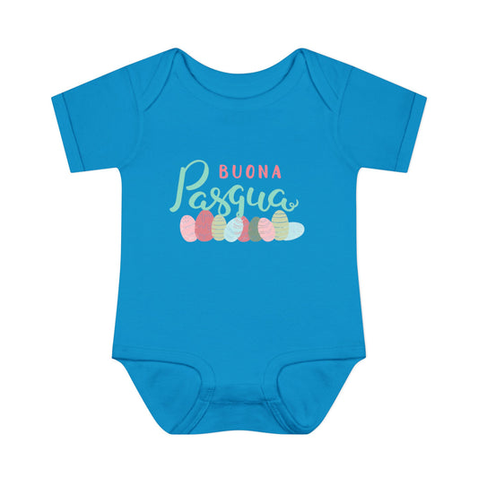 Happy Easter Infant Bodysuit, Buona pasqua, baby first Easter, matching family shirts, Toddler Apparel, Newborn Easter Shirt