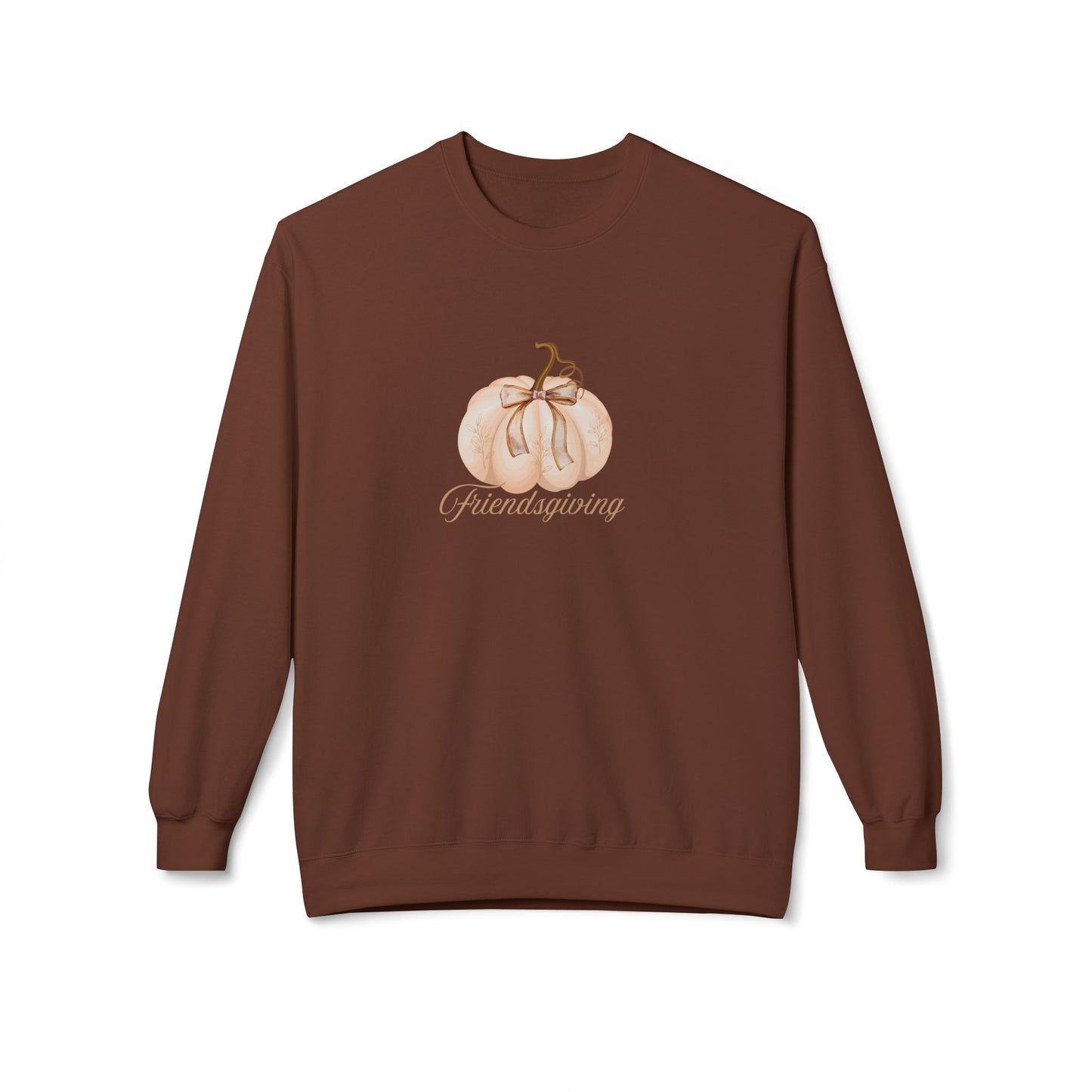 Cozy Pumpkin Fleece Sweatshirt for Fall, Friendsgiving, Perfect for Halloween, Thanksgiving, Gift for All Occasions