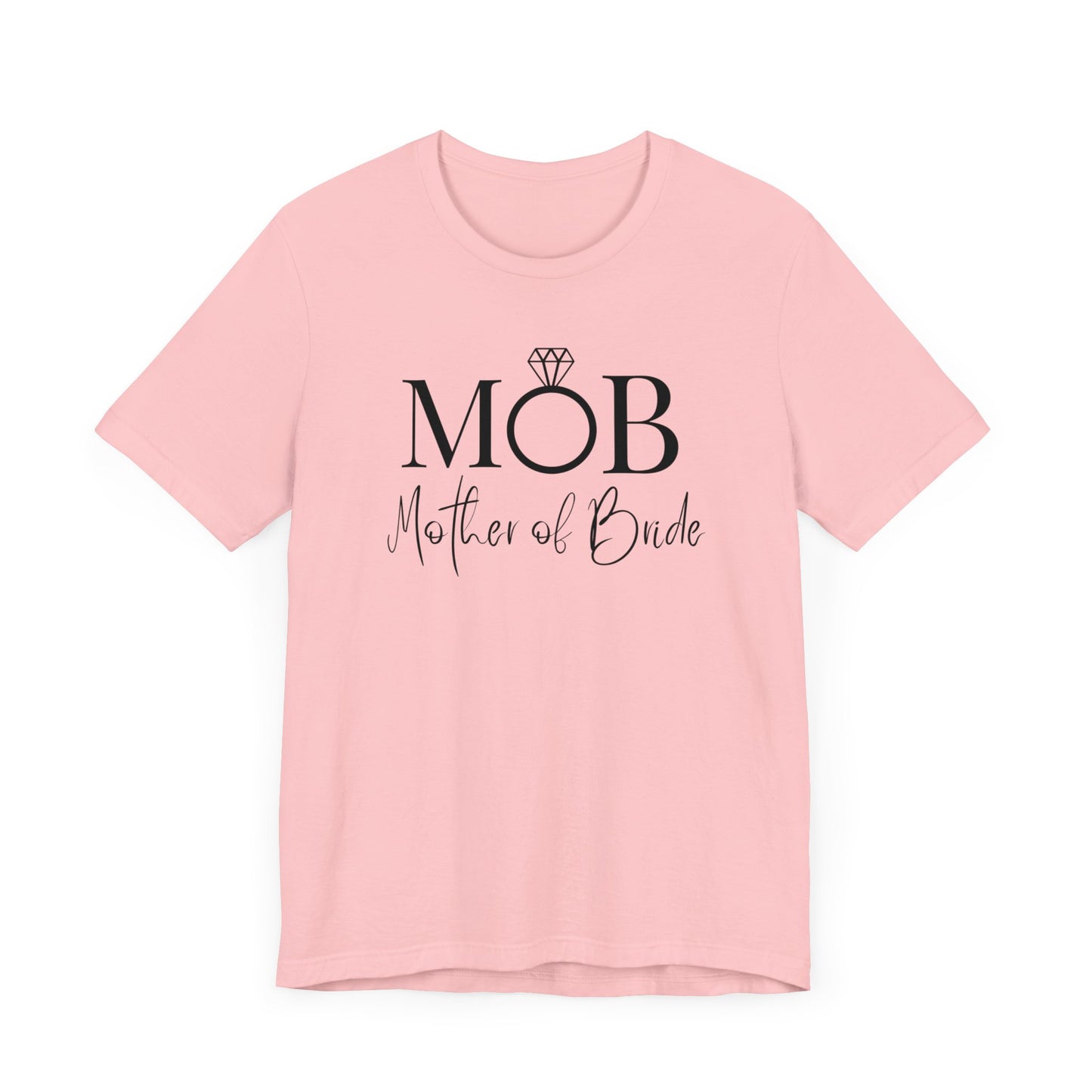 Mother of the bride of Unisex Jersey Short Sleeve Tee, bridal party shirt for mom, wedding party shirts