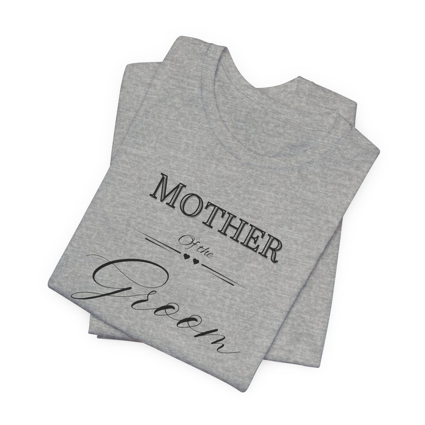 Mother of the groom of Unisex Jersey Short Sleeve Tee, bridal party shirt for grooms mother, wedding party shirts Express Delivery available