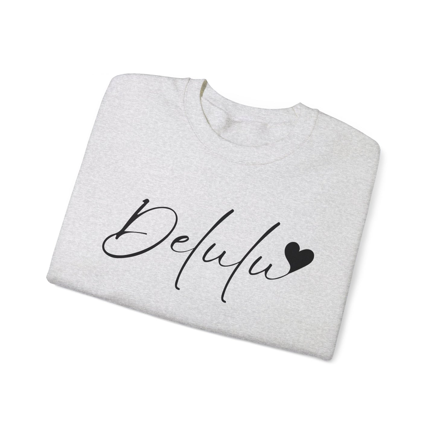 Delulu trendy middle school boy and girl Unisex Heavy Blend™ Crewneck Sweatshirt.delulu style shirt coquette .sweatshirts for boys girl birthday Christmas
