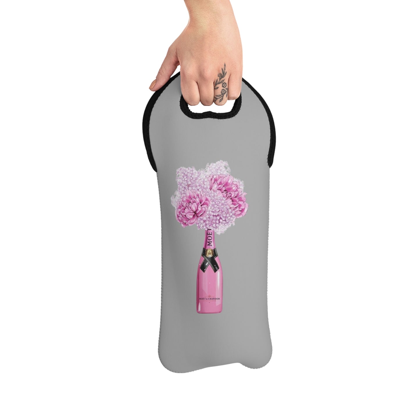 Champagne accessory Tote Bag, Custom Wine Gift Carrier, Bottle Holder, Wine Lover's Gift, gift bag , Wine Bottle Bag