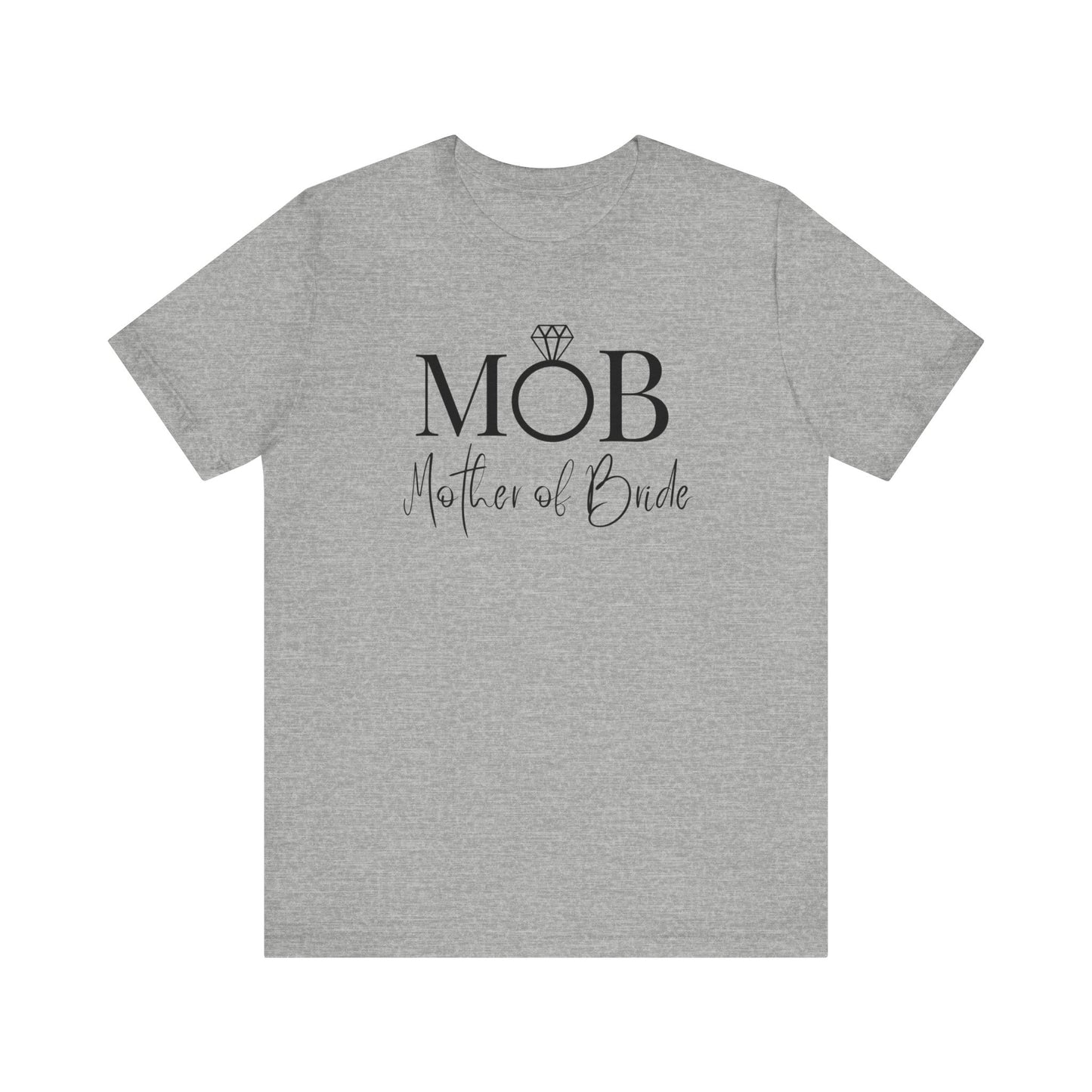 Mother of the bride of Unisex Jersey Short Sleeve Tee, bridal party shirt for mom, wedding party shirts