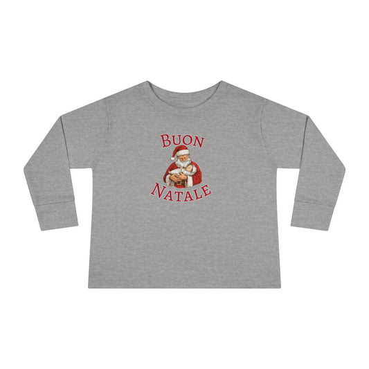 Buon Natale Santa, Toddler Long Sleeve Tee | Christmas
