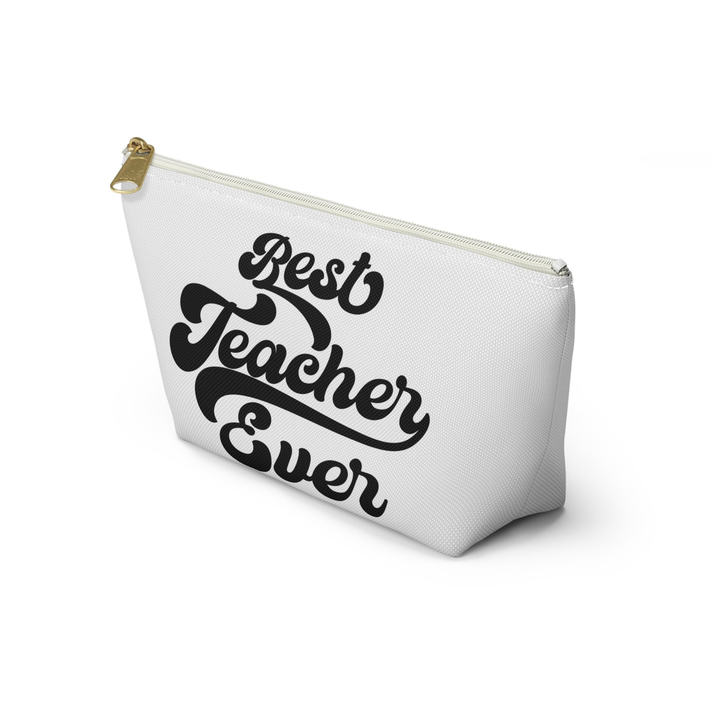 Teacher, makeup bag , accessory bag, teacher gifts for Christmas birthday teacher appreciation day . Best teacher ever