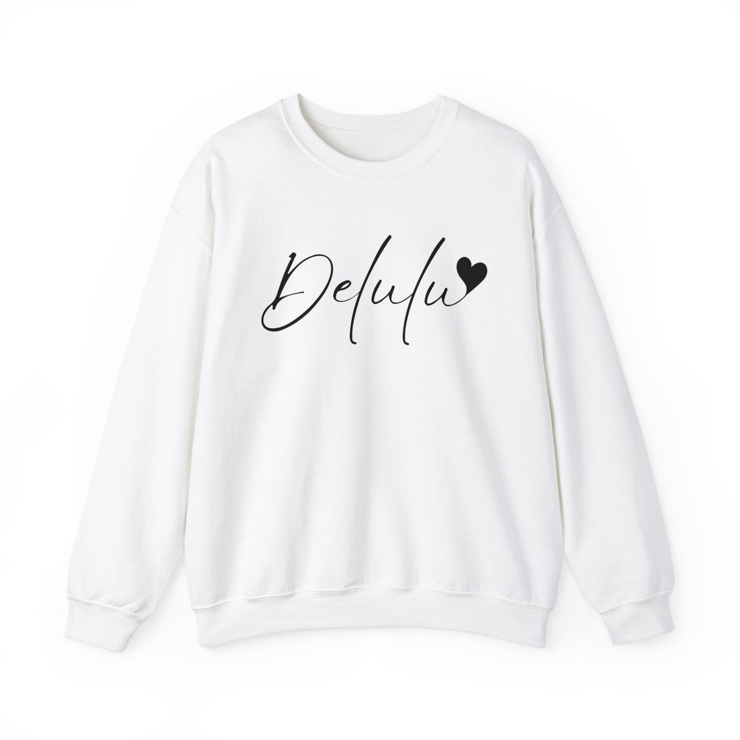 Delulu trendy middle school boy and girl Unisex Heavy Blend™ Crewneck Sweatshirt.delulu style shirt coquette .sweatshirts for boys girl birthday Christmas