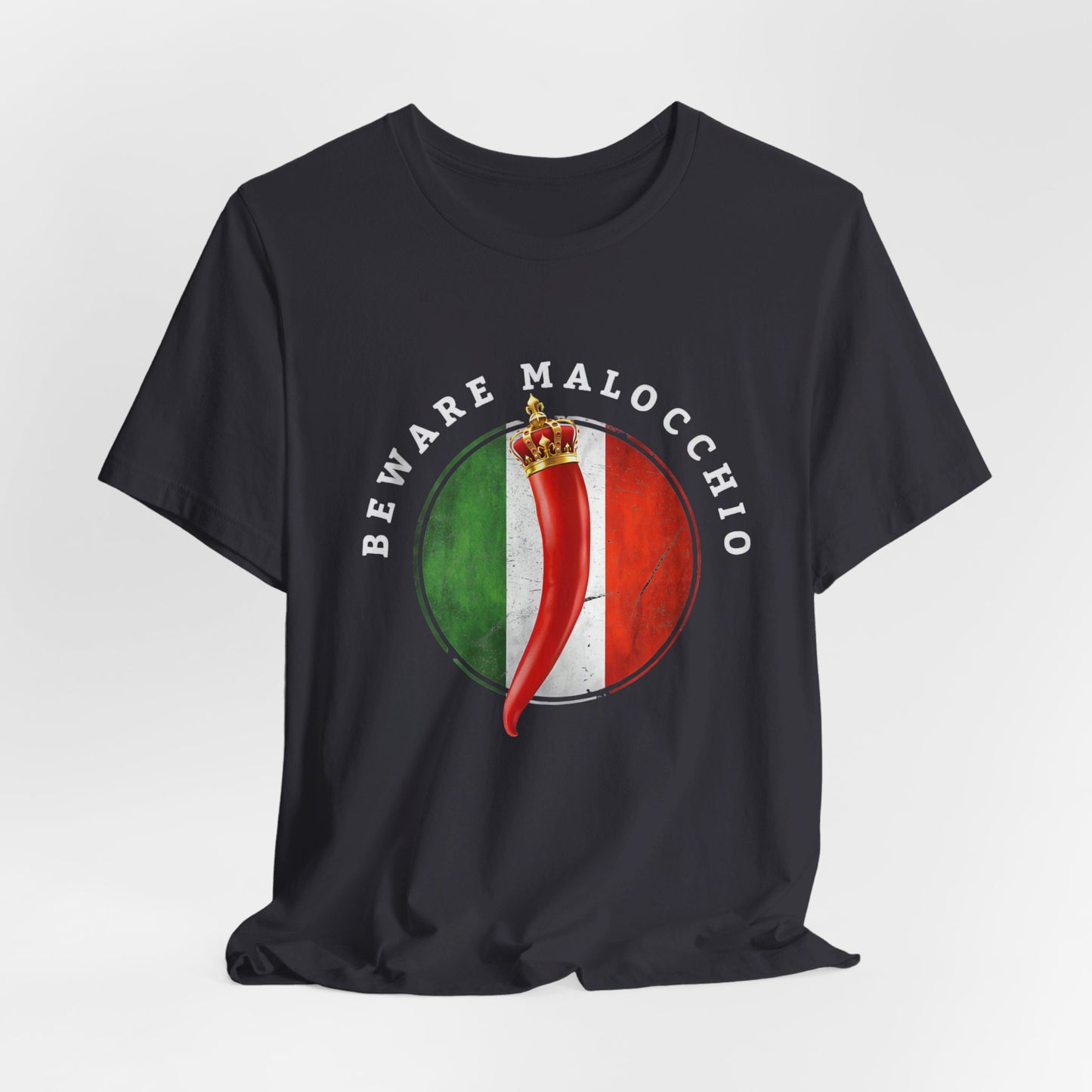 Italian inspired horn corno cornocello - beware of Macchio-evil eye-great Italian gift - men and women shirt