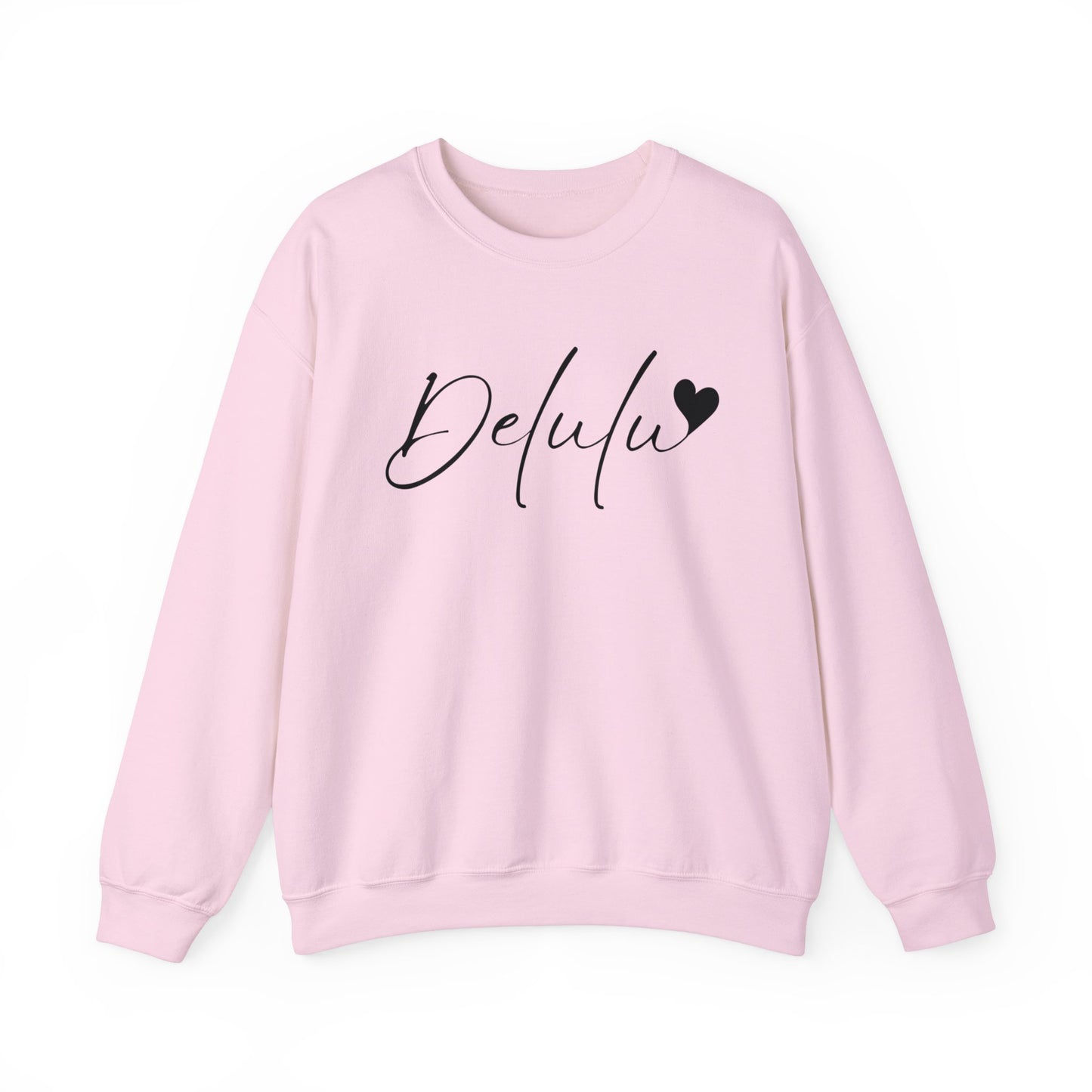 Delulu trendy middle school boy and girl Unisex Heavy Blend™ Crewneck Sweatshirt.delulu style shirt coquette .sweatshirts for boys girl birthday Christmas