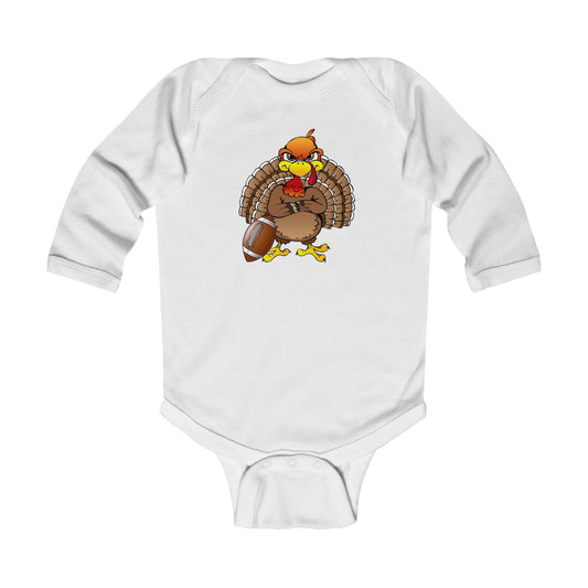 football Thanksgiving Long Sleeve Bodysuit for Babies, Turkey Day Infant Outfit, baby thanksgiving , Festive Fall baby Thanksgiving Baby