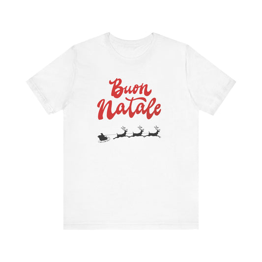 Buon Natale , Merry Christmas, family Christmas shirt, Italian, Italian Christmas ,express shipping , Short Sleeve Tee