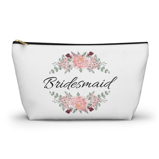 Bridesmaid, wedding favor, toiletry bag , makeup bag , accessory bag bridal party gifts for bridesmaid