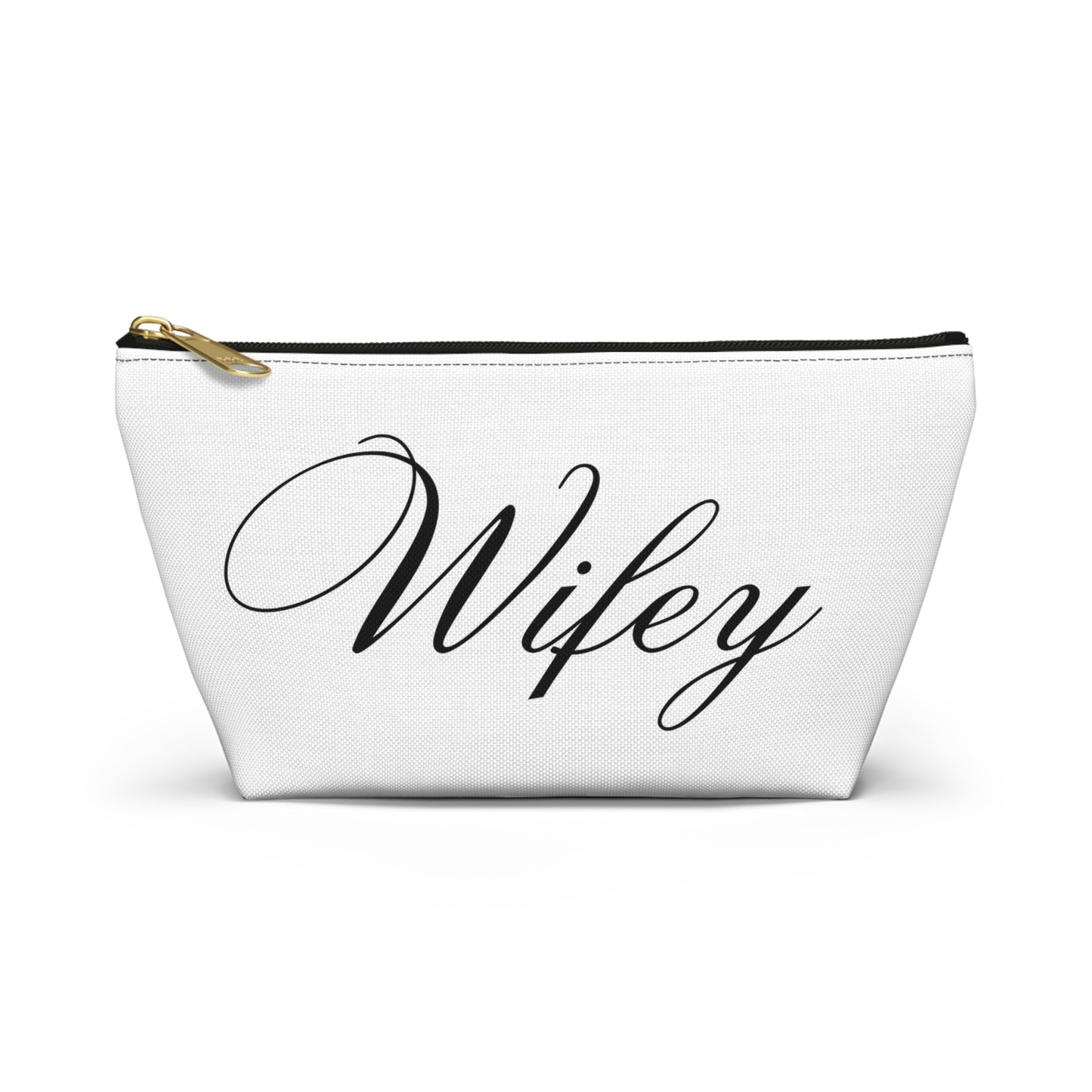 Wifey, wife , Mrs , honeymoon,makeup bag , accessory bag