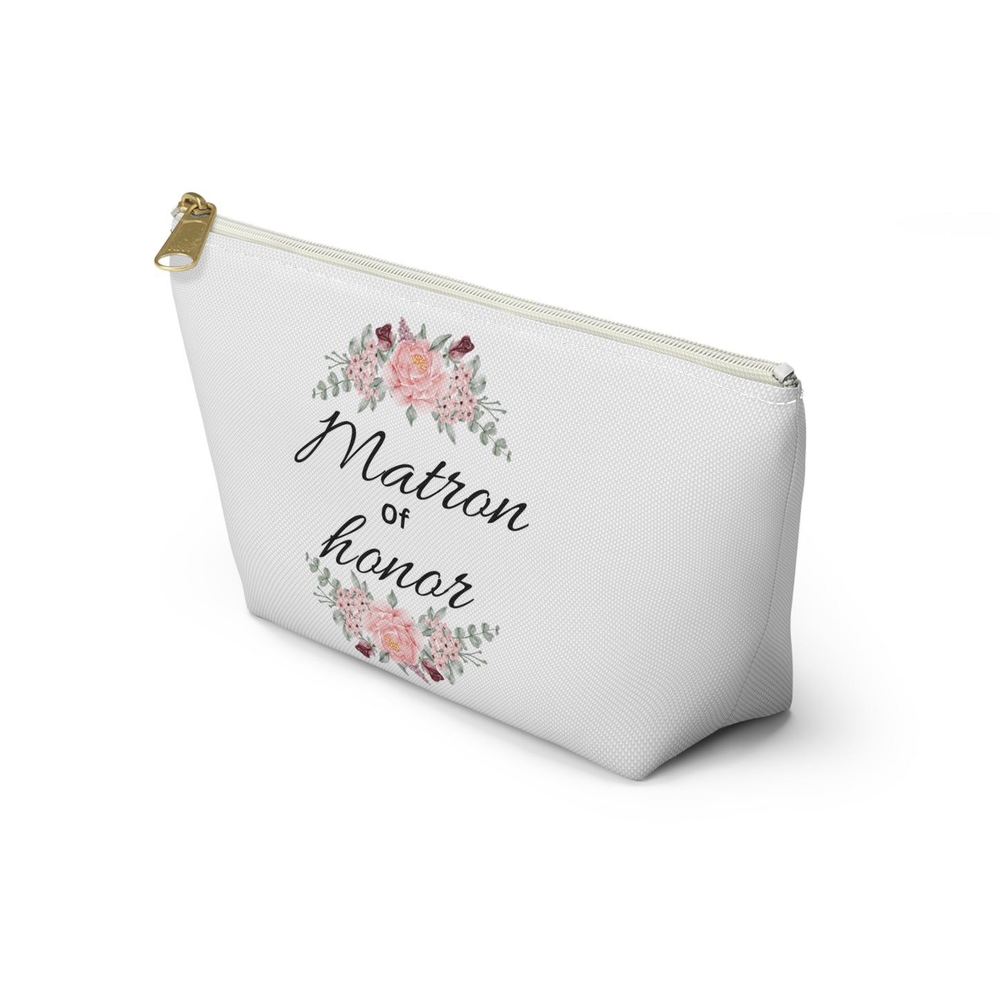 Matron of honor , wedding favor, toiletry bag , makeup bag , accessory bag , Matron of honor bridal gift bag , wedding party