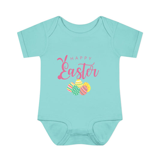 Happy Easter Infant Bodysuit, Cute Baby Outfit, baby first Easter, matching family shirts, Toddler Apparel, Newborn Easter Shirt