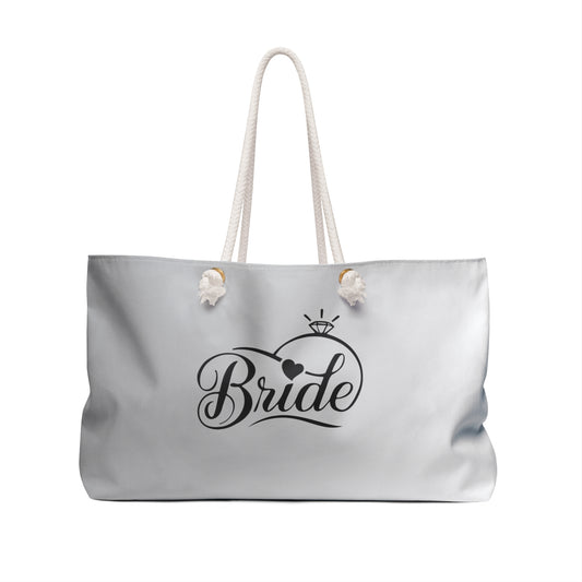 Bride weekender, Bride tote gift bag, bachelorette , wedding bridal shower and honeymoon, travel pool and beach