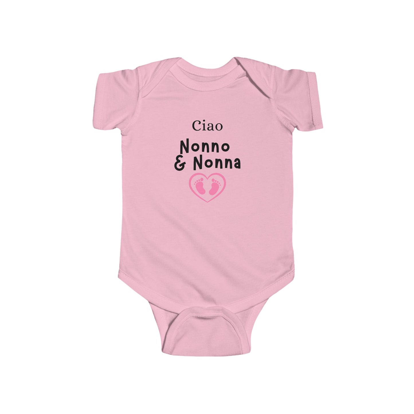 Ciao Nonno & Nonna Baby Bodysuit, Infant Gift, Italian Family Baby Clothes, Newborn Outfit, Baby Shower Gift