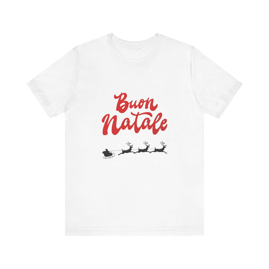 Buon Natale , Merry Christmas, family Christmas shirt, Italian , Italian Christmas ,express shipping , Short Sleeve Tee