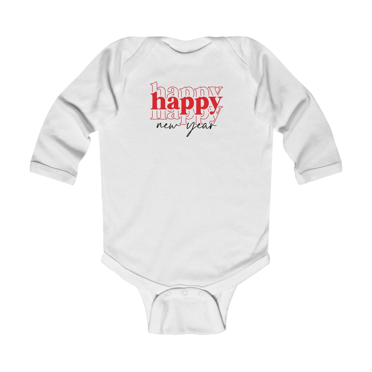 Happy New Year Baby Bodysuit, New Year's Eve Baby Outfit, Baby body suit, NYE Baby Clothes, Winter Infant Jumpsuit