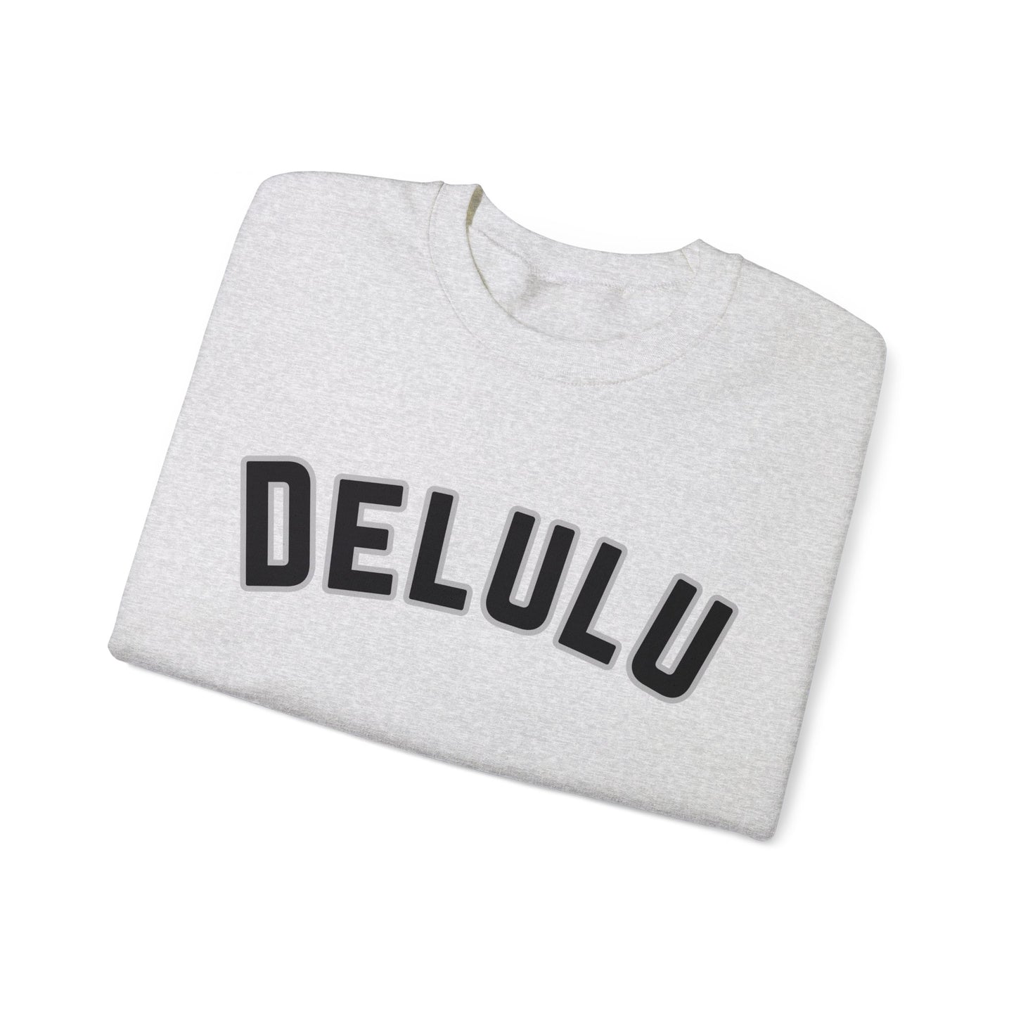 Delulu trendy middle school boy and girl Unisex Heavy Blend™ Crewneck Sweatshirt.delulu style shirt coquette .sweatshirts for boys girl birthday Christmas