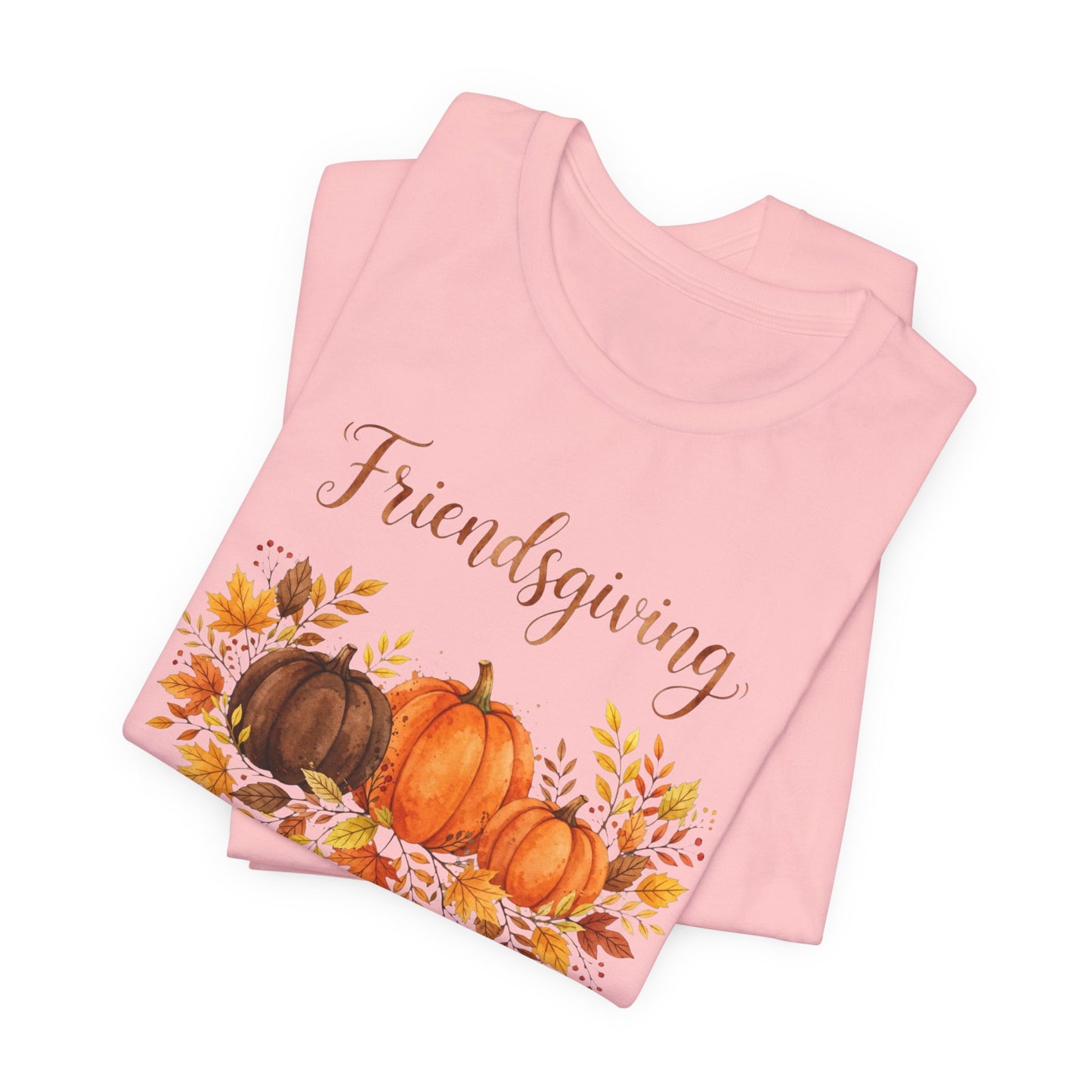 Friendsgiving Pumpkins Tee – Autumn Harvest Graphic T-Shirt
