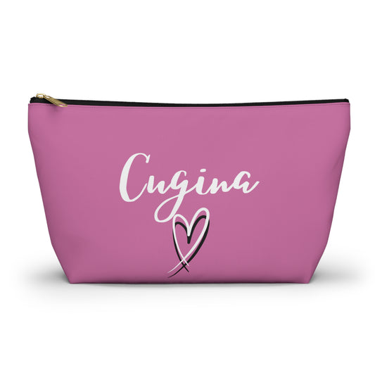 Cugina, Italian gifts , gift for cousin, mother day, birthday gift, Christmas gift, toiletry bag , makeup bag , accessory bag